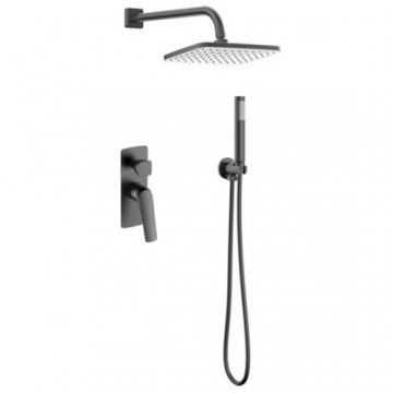 Set de dus incastrat Karag Lea S05022, gun metal - Culoare gunmetal