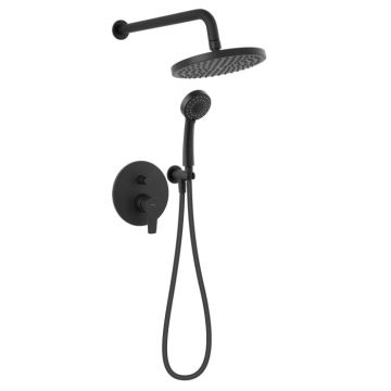 Sistem dus 5 in 1 cu montaj incastrat, negru mat, Ferro Ritto Sistem dus 5 in 1 cu montaj incastrat, negru mat, Ferro Ritto