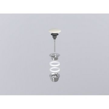 Ventil CIELO Click Clack Chrome Cu Capac Ceramic Le Terre Di Cielo - Culoare TALCO