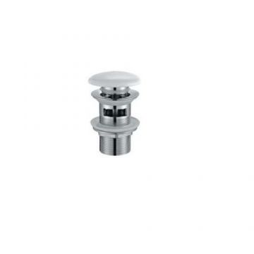 Ventil Karag Click-Clack cu preaplin si cap ceramic alb G9802-A