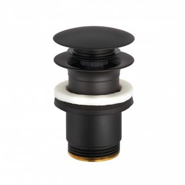 Ventil scurgere Push-Open - Kludi, negru