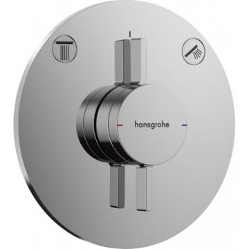 Baterie cada / dus Hansgrohe DuoTurn S incastrat, cu doua functii, crom - Culoare Crom