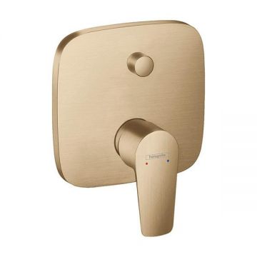 Baterie cada - dus Hansgrohe, Talis E, bronz periat