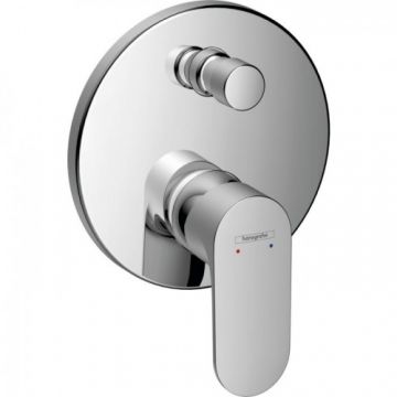 Baterie cada / dus incastrata Hansgrohe Rebris S - Culoare Crom