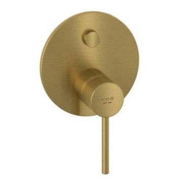 Baterie cada/dus incastrata Kludi Bozz, auriu periat - Culoare aur periat