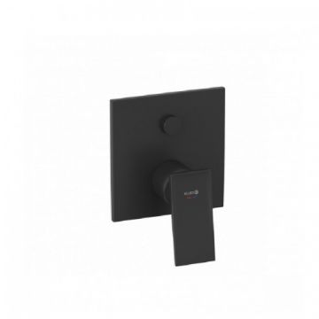 Baterie cada/dus incastrata monocomanda Kludi Decus, negru mat - Culoare Negru