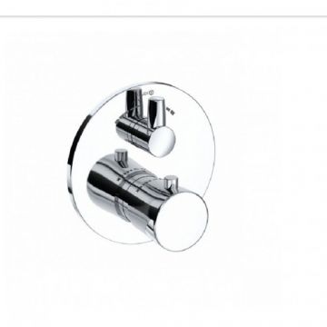 Baterie cada/dus incastrata termostata Kludi Balance, crom - Culoare Crom