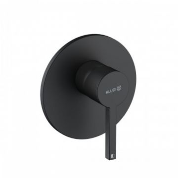 Baterie cada / dus monocomanda Kludi Nova Fonte Pura incastrata, negru mat - Culoare Negru