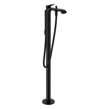 Baterie cada, Hansgrohe, Vivenis, pentru cazile freestanding, negru mat