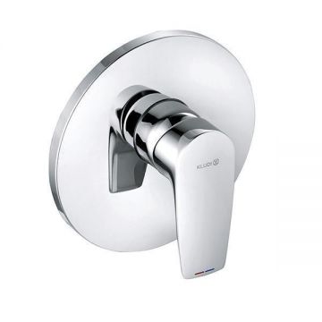 Baterie de dus, Kludi, Pure & Solid, incastrata, crom