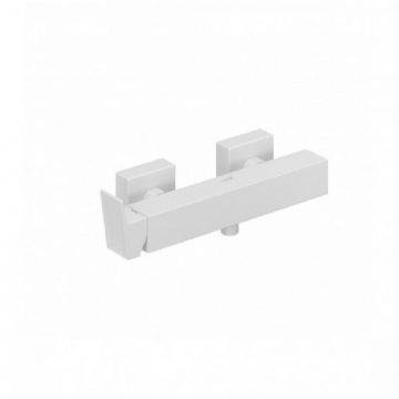 Baterie de dus monocomanda Decus Kludi, alb mat - Culoare Alb pal