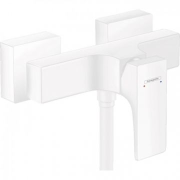 Baterie dus Hansgrohe Metropol - Culoare Alb pal