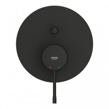 Baterie dus incastrata Grohe Essence negru mat - Culoare Negru