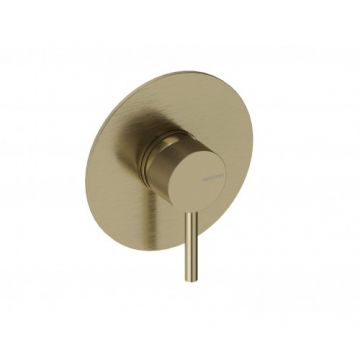 Baterie dus incastrata Sanycces Loop rotunda, auriu periat - Culoare aur periat