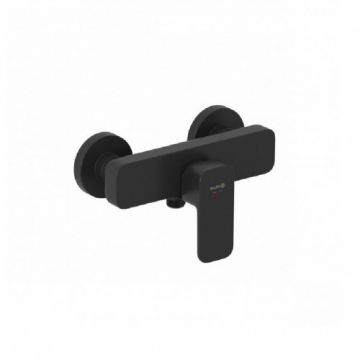 Baterie dus monocomanda Kludi Renon, negru mat - Culoare Negru