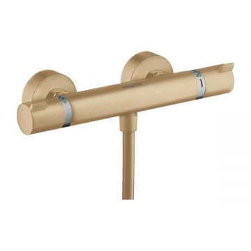 Baterie dus termostatata, Hansgrohe, Ecostat Comfort, bronz periat