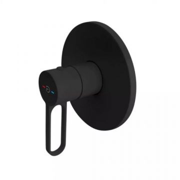 Baterie incastrata dus FDesign Zaffiro, negru mat - Culoare Negru