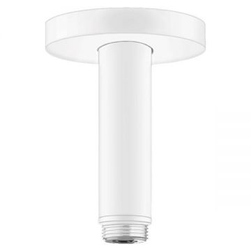 Brat de dus cu montaj pe tavan Hansgrohe, 10 cm, alb mat