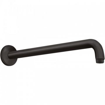 Brat de dus Hansgrohe 389 mm, negru