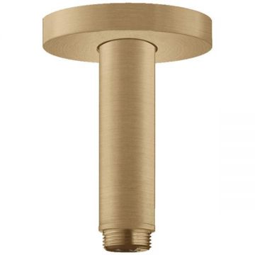 Brat de dus, Hansgrohe, S 100, cu montaj pe tavan, 10 cm, bronz periat