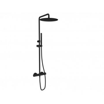 Coloana dus termostatata Sanycces Loop K, negru - Culoare Negru