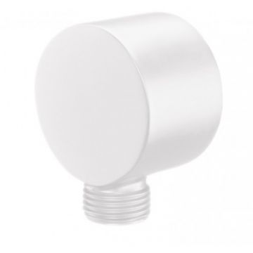 Cot racord dus Deante Cascada, alb mat