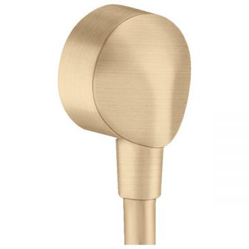 Racord dus, Hansgrohe, FixFit E, rotund, bronz periat