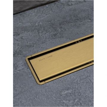 Rigola de dus Karag Primo Compact Line, oro - Dimensiune 65cm