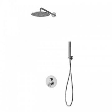 Set baterie dus Karag Inna Cromo - Culoare Crom