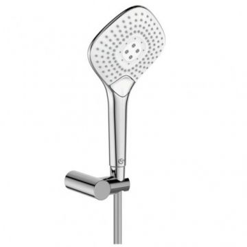 Set de dus Ideal Standard - IdealRain EvoJet Diamond cu para dus 135 mm si agatatoare - Culoare Crom