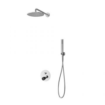 Set de dus incastrat Karag Joan Marmo - Culoare Crom