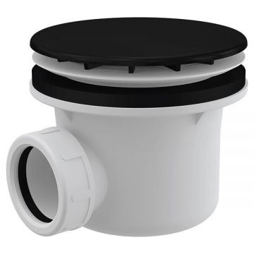 Sifon cadita dus Alcadrain, 90 mm, cu capac, negru