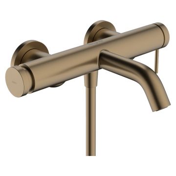 Baterie cadă - duș, Hansgrohe, Tecturis S, bronz periat, 73422140