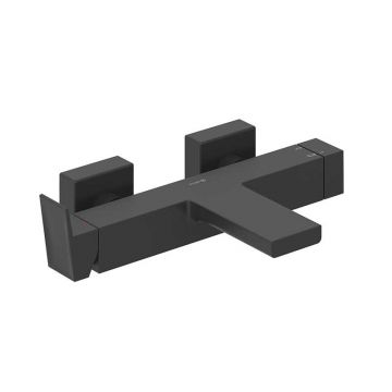 Baterie cadă-duș Kludi, Decus, negru mat