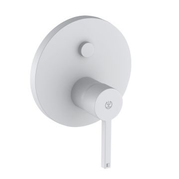 Baterie cadă - duș, Kludi, Nova Fonte, alb mat, 206595315