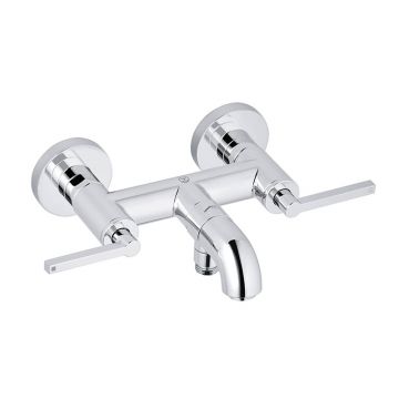 Baterie cadă - duș, Kludi, Nova Fonte, Puristic, crom