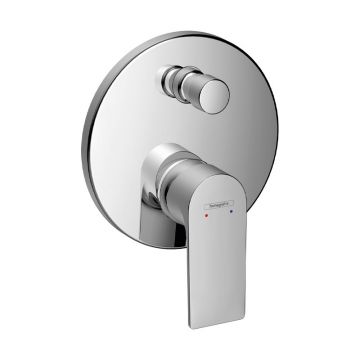 Baterie cada-dus Hansgrohe, Rebris E, cu montaj incastrat, crom