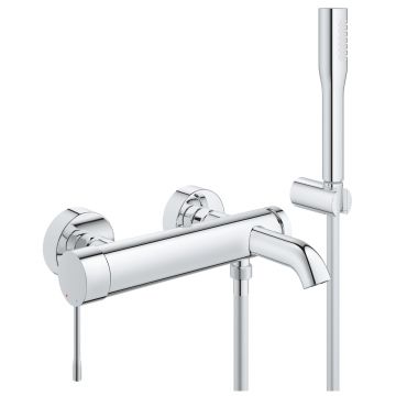 Baterie cada Grohe Essence cu set de dus  crom