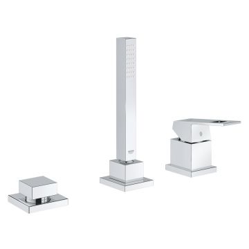 Baterie cada Grohe Eurocube din 3 elemente  montare pe cada  necesita corp ingropat  crom