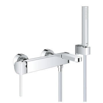Baterie cada Grohe Plus cu set de dus cu agatatoare  crom