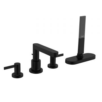 Baterie cada Hansgrohe Finoris din 4 elemente  montare pe cada  necesita corp sBox  negru mat