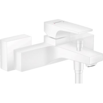 Baterie cada Hansgrohe Metropol  proiectie 18cm  alb mat