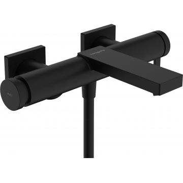 Baterie cada Hansgrohe Tecturis E  divertor Select  negru mat