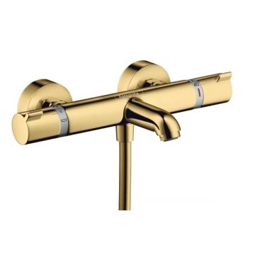 Baterie cada termostatata Hansgrohe Ecostat Comfort  gold optic lustruit