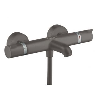 Baterie cada termostatata Hansgrohe Ecostat Comfort  negru periat