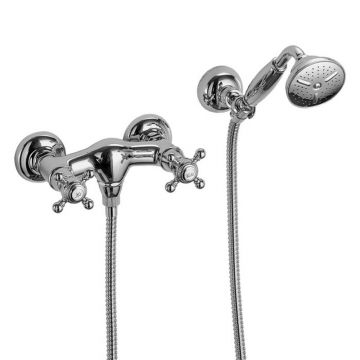 Baterie de duș, FIMA Carlo Frattini, Elizabeth, cu set de duș, crom, F5085CR