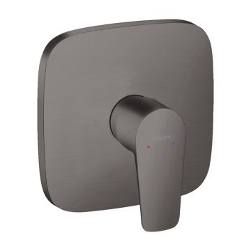 Baterie de duș, Hansgrohe, Talis E, negru cromat periat, 71765340