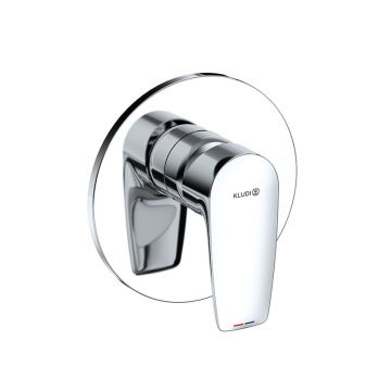 Baterie de duș, Kludi, Pure & Solid, crom, 347550575
