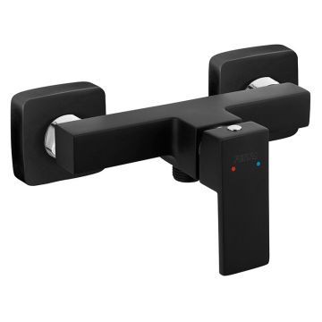 Baterie de dus, Ferro, Zicco, negru mat