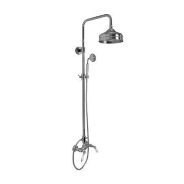 Baterie duș, FIMA Carlo Frattini, Herend, cu coloană și set de duș, crom, F5404/2CR
